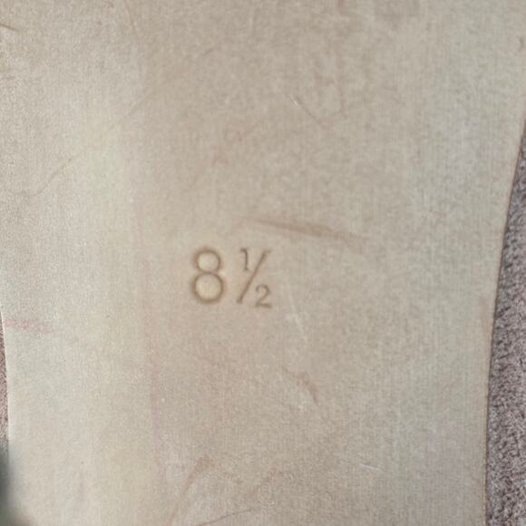 MADEWELL WOMEN'S MIRA MIDI TAN ROSE LEATHER BEIGE SUEDE 4" HEEL PUMPS SIZE 8.5 - Picture 7 of 12